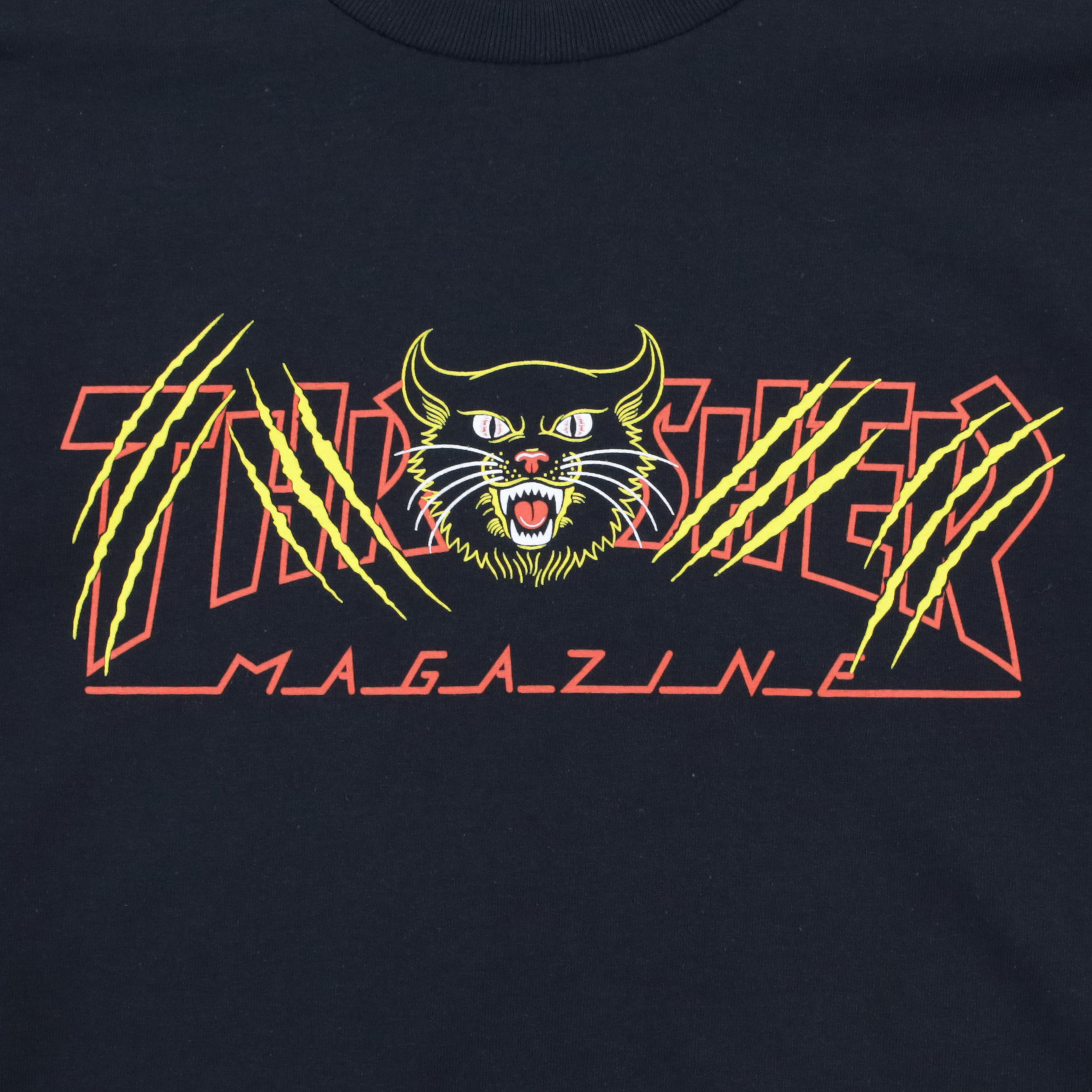 Футболка Thrasher Gato T-Shirt (black) артикул: - купить в магазине Дайс