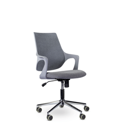 Кресло М-804 Ситро/Citro greyPL хром Ср QH21-1325 (серый)