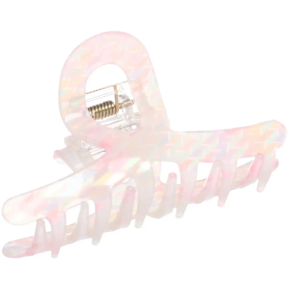 Заколка - краб для волос «AKS-EMPIRE», петля, микс 6 цветов, 7,8*4,5см