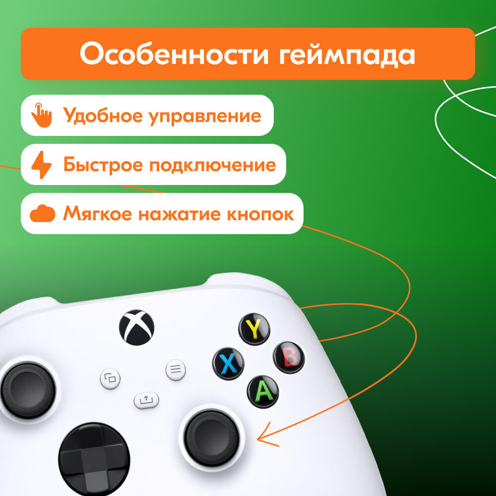 Геймпад Microsoft Xbox Series, Robot White