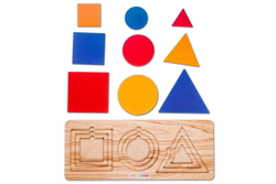 Рамки-вкладыши "Круг, квадрат и треугольник"