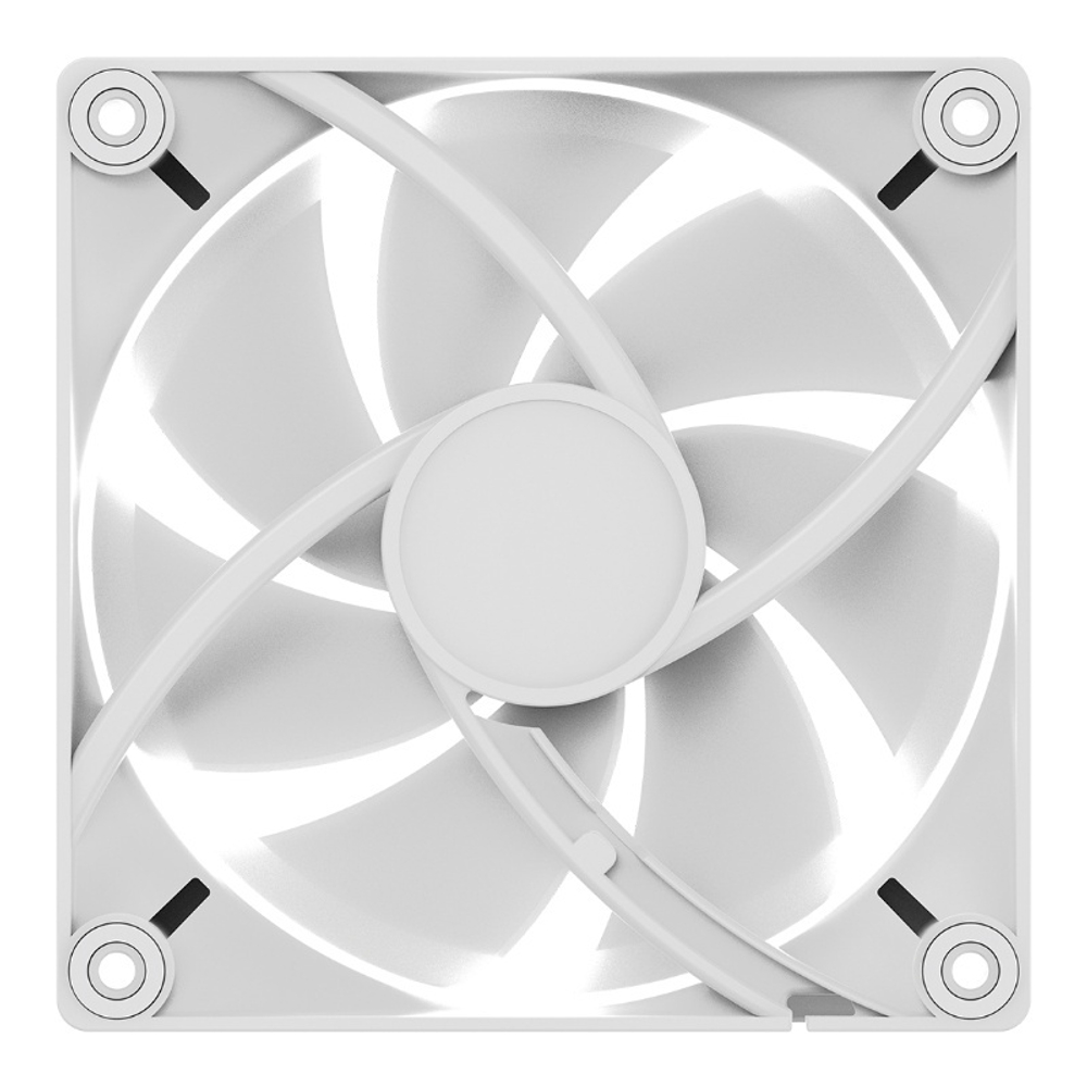 Вентилятор для корпуса Ocypus Delta F12 WH ARGB, 120x120x25mm, 4-PIN PWM, 500-2000 RPM, 29 DBA