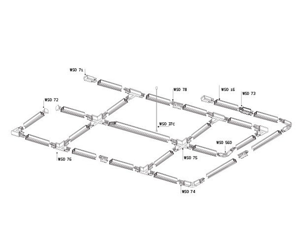 Коннектор Italline WSO 78 white