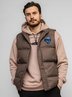 Жилет "НОХО" утеплённый, унисекс, цвет "Прибрежный туман"