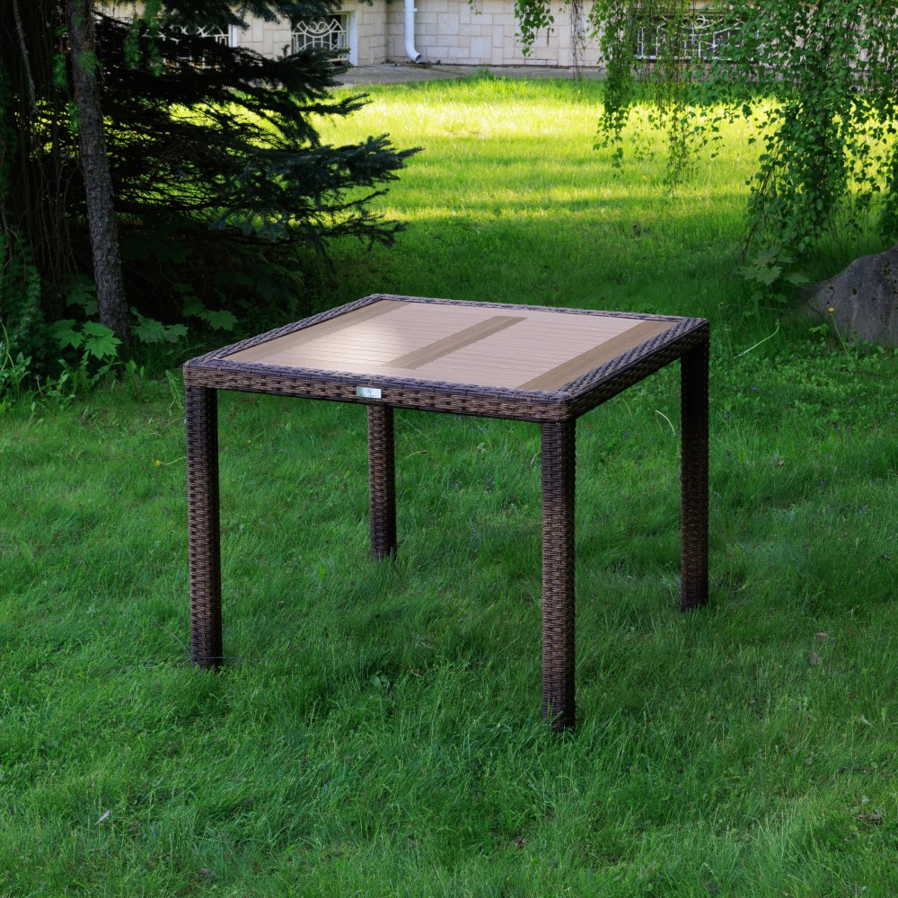 Обеденный комплект ROYAL FAMILY AMELIA коричневого цвета на 4 персоны