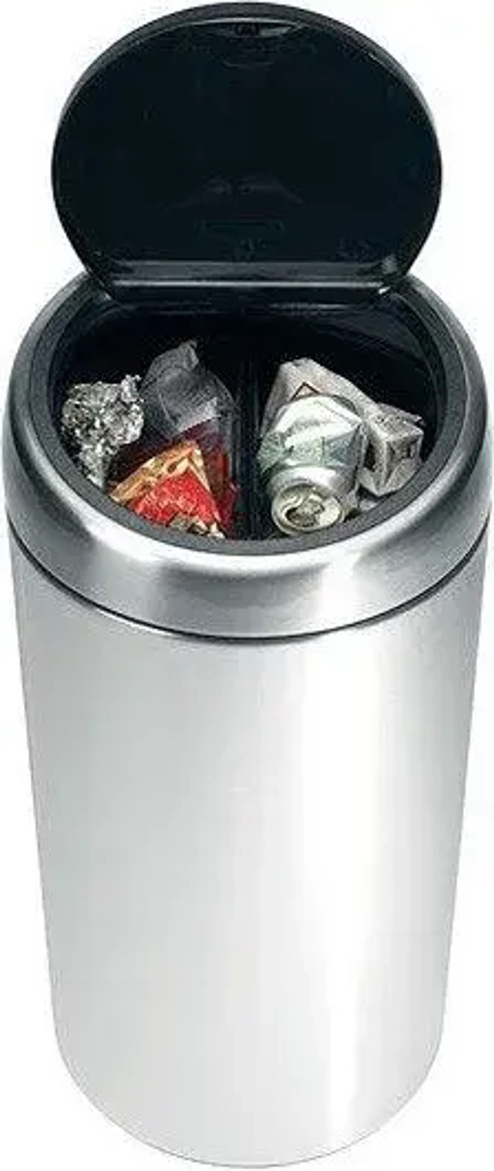 Brabantia Контейнер для мусора Touch Bin Twin 2x20 л полированный