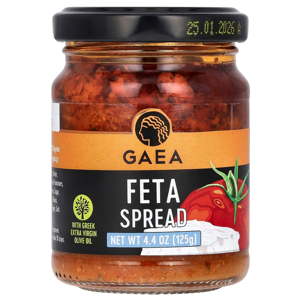 Gaea, Спред фета, 125 г (4,4 унции)