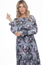 Платье Амелия (гофре, грей) Diolche