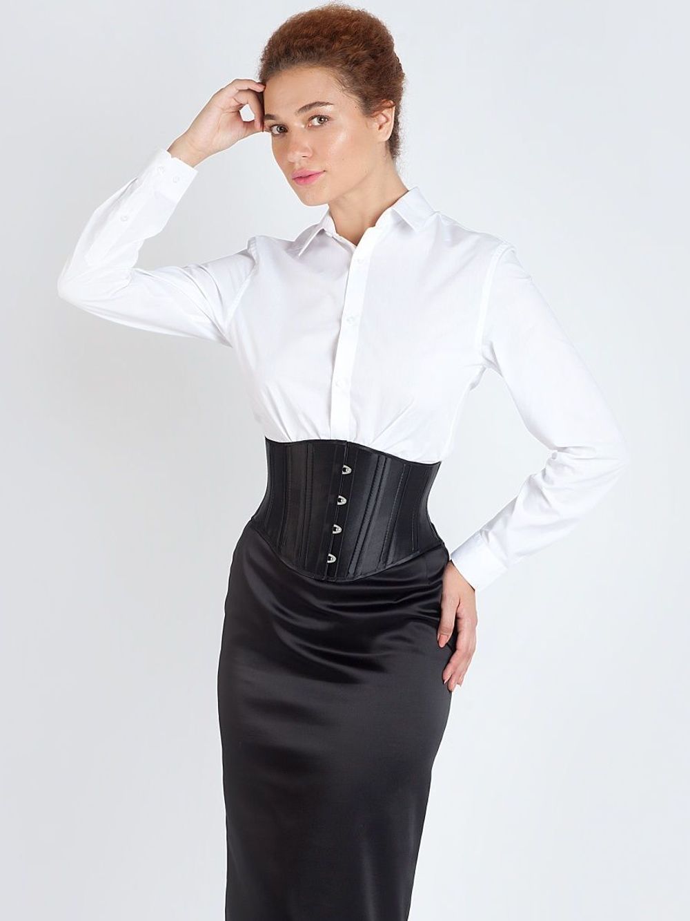 Шелковый аксессуарный корсет