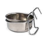Triol Миска для животных металлическая с креплением "Джем", 0.25л, Triol