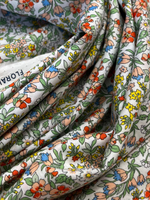 Хлопок Liberty белый с цветочным принтом Tana Lawn™ Cotton - Floral Rebellion