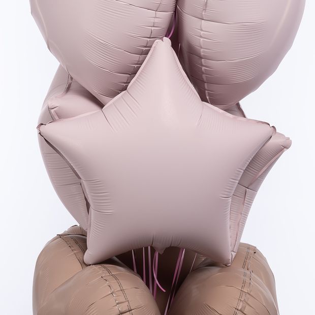 Ag Шар Звезда 18"/46 см, роза пыльная (БГ-15)