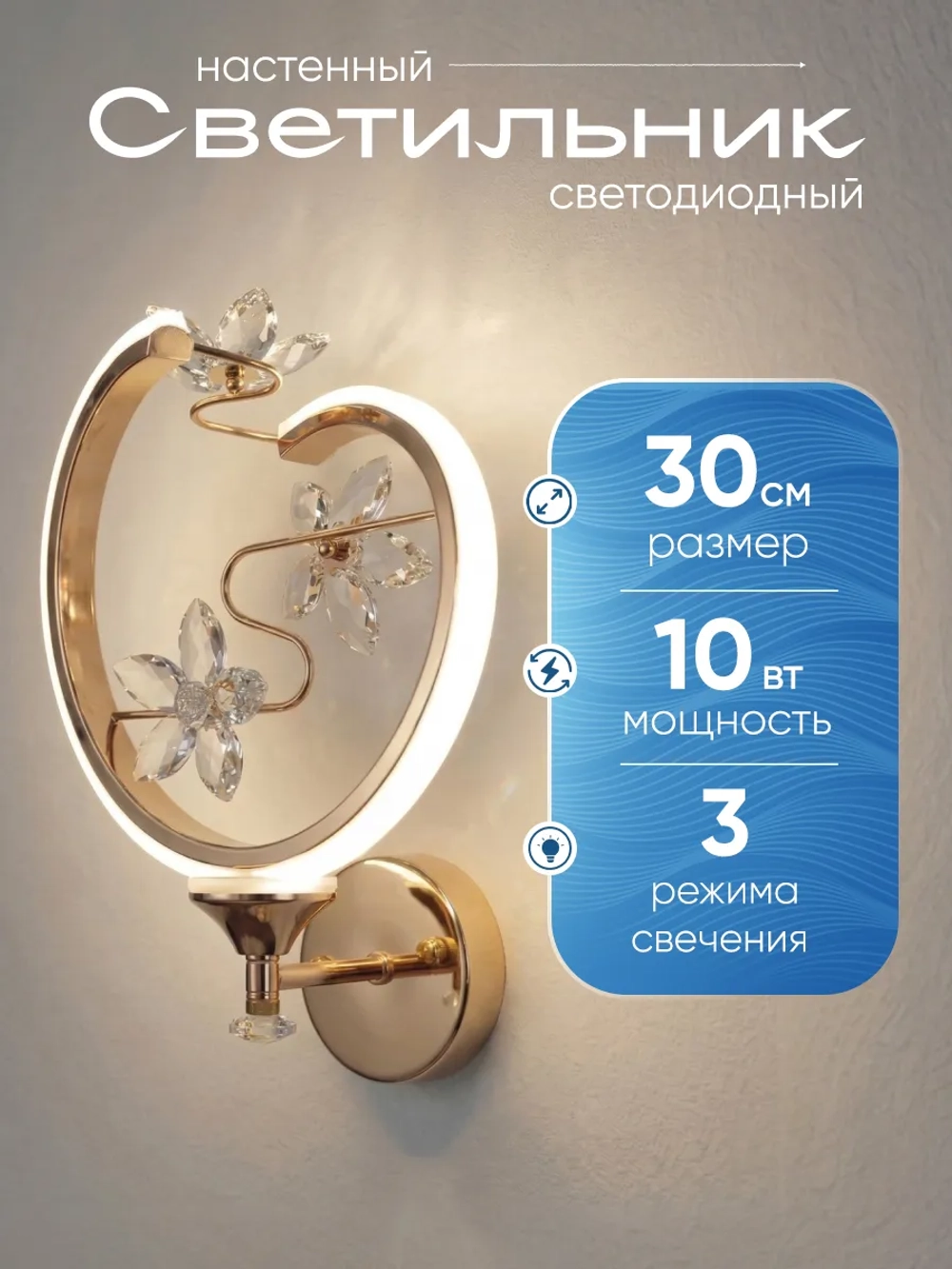 Светильник настенный светодиодный