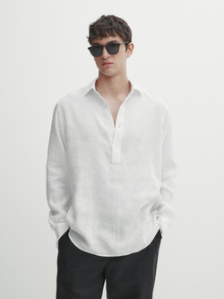 Massimo Dutti Рубашка поло, белый