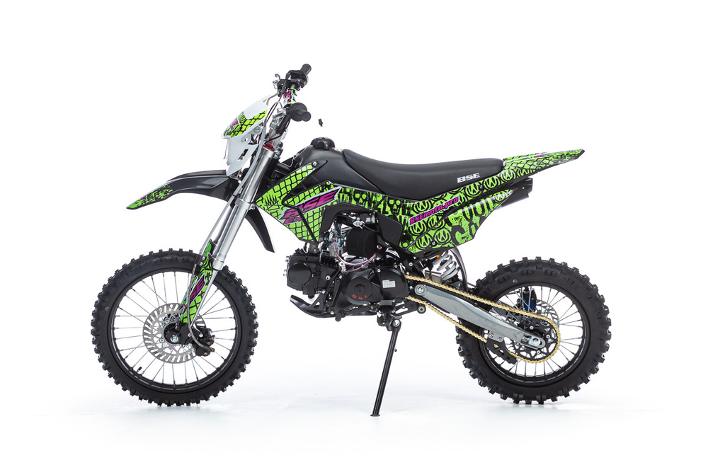 Питбайк BSE EX 125e Max13 Green Pink Neon 1