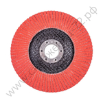 Круг лепестковый с керамическим абразивом для шлифования по нержавеющей стали FTL Everest 29 125 х 22,2 мм P120