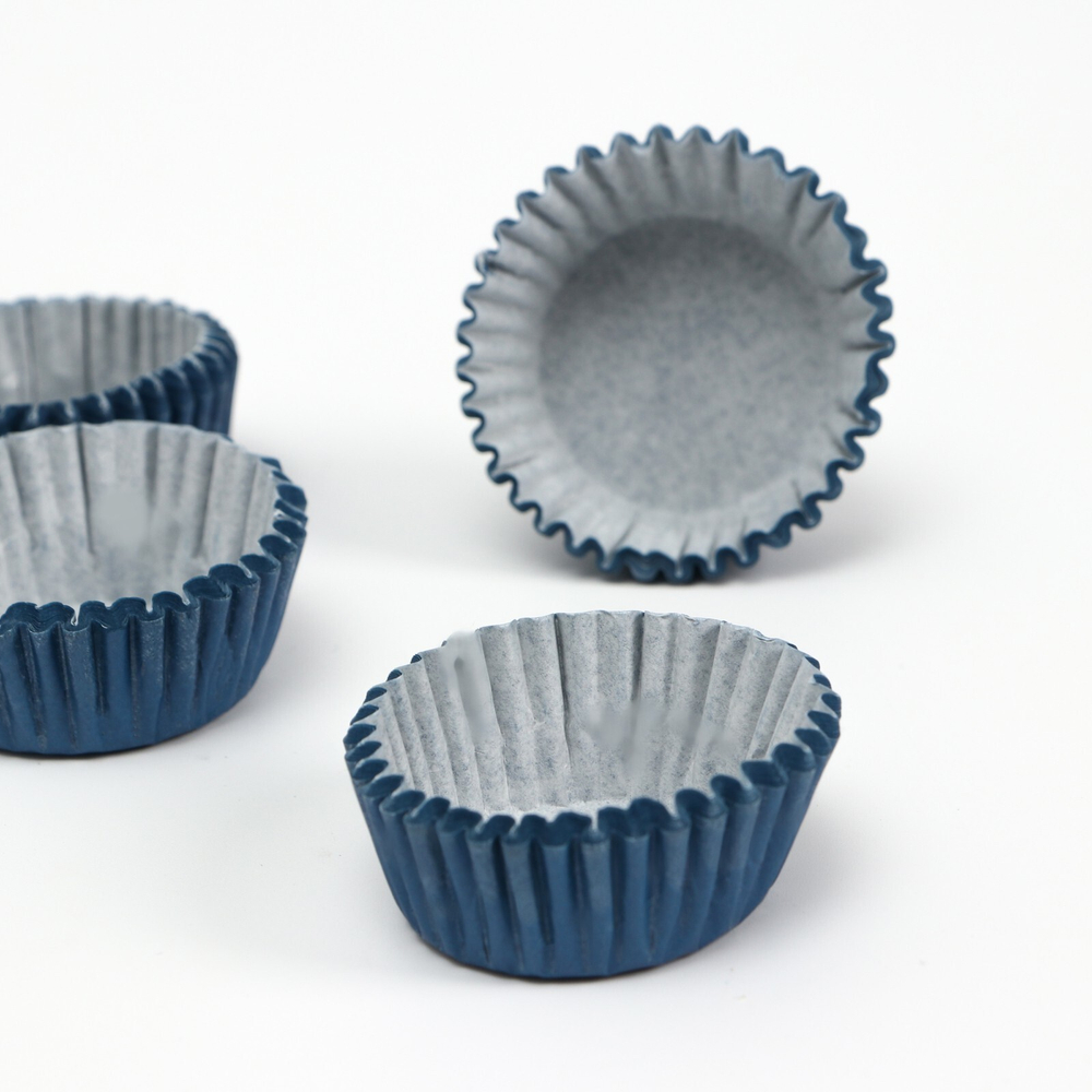 Капсулы для конфет синие, 3,5*2 см, 50 шт