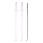 Набор трубочек тм Fntastic с щеточкой, 20 см, стекло, 2 шт