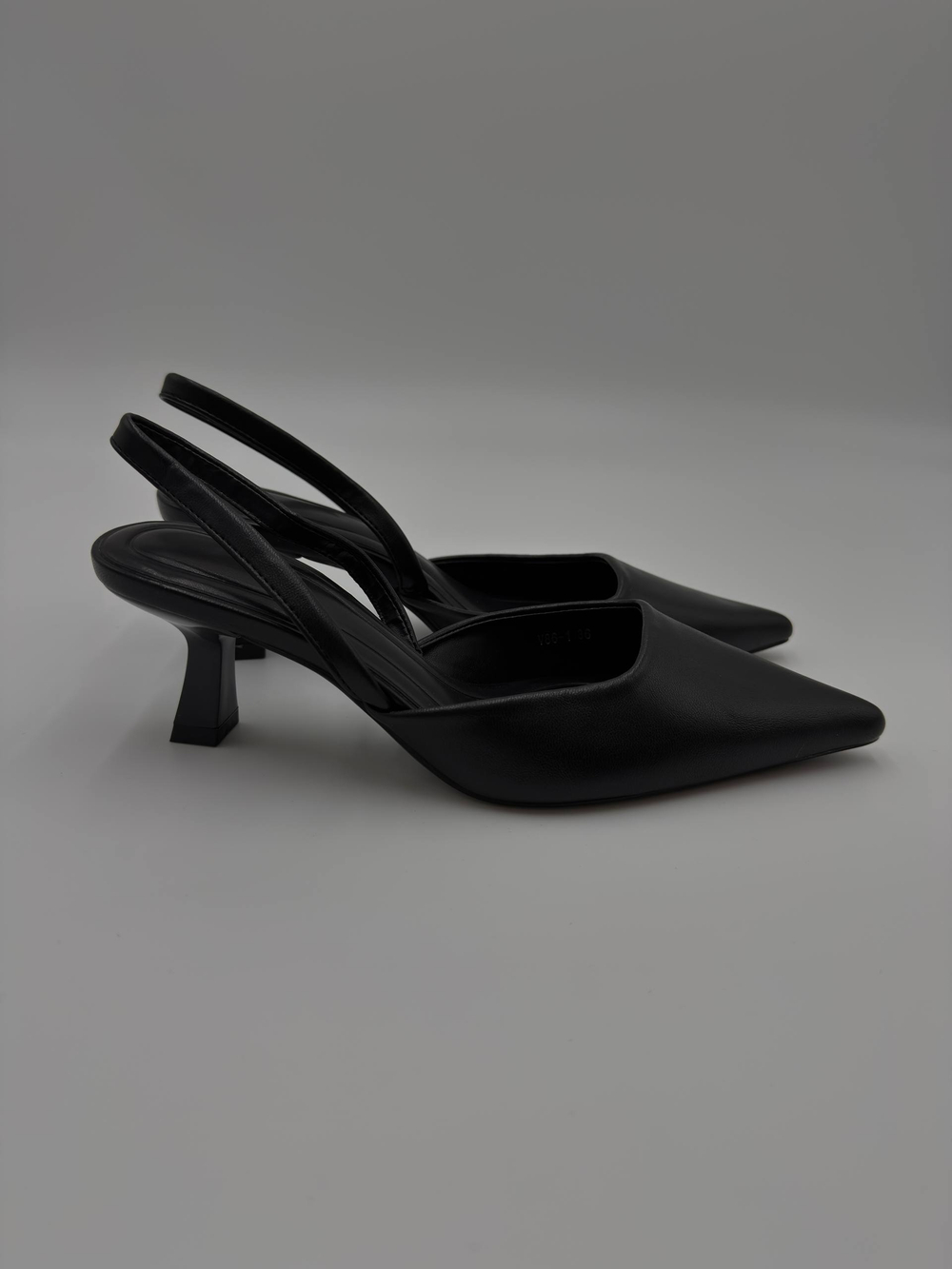 Туфли женские экокожа арт. 86-1 цвет "чёрный"