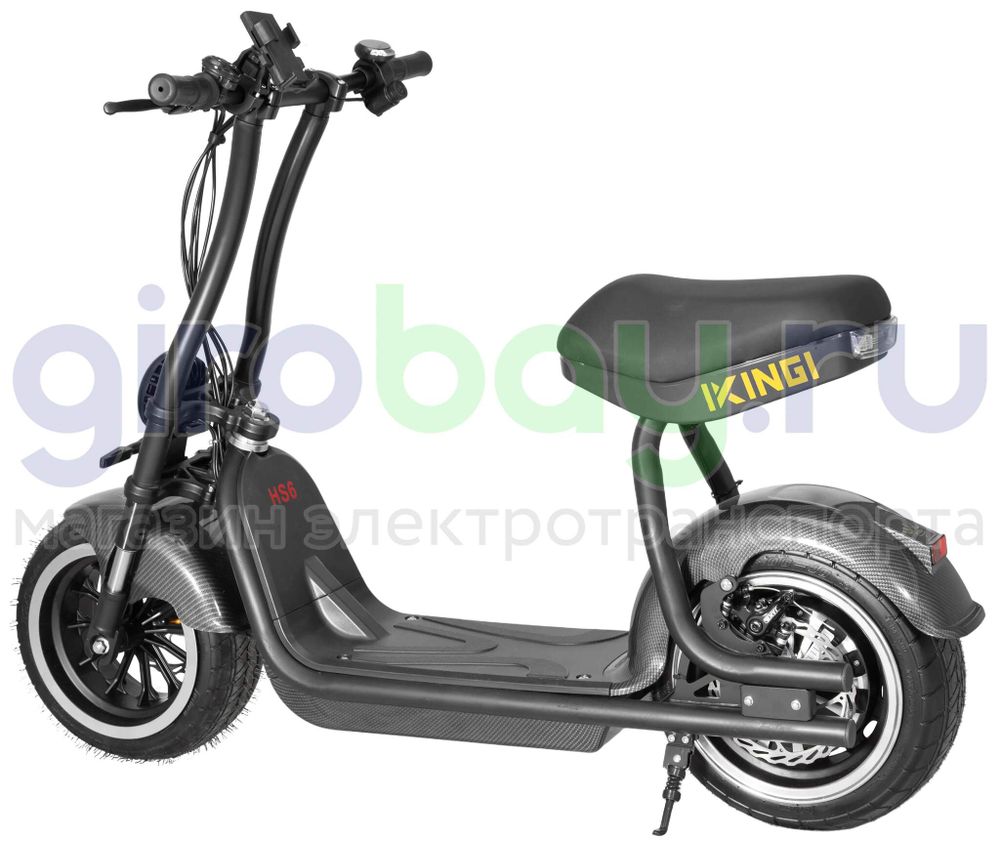 Электроскутер IKINGI X2 PRO (48V/21Ah) - Карбон фото №7
