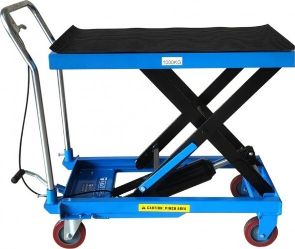 Тележка гидравлическая AE&T TLF-100 платформенная 1000кг