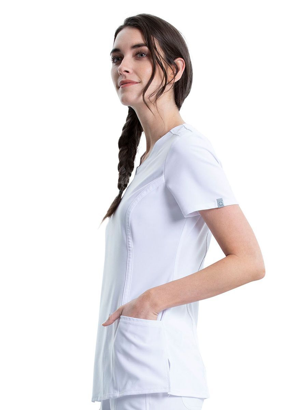 Топ медицинский женский Cherokee 2624A, красный, L