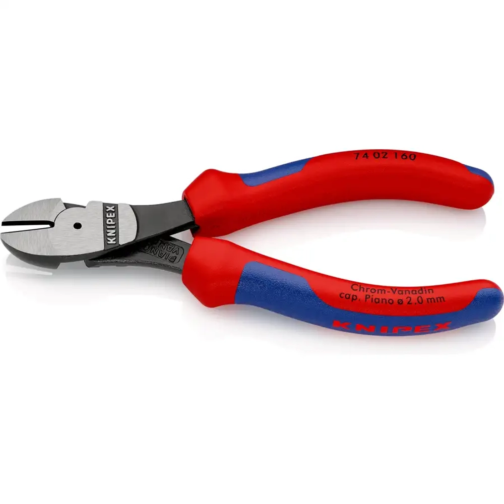 Кусачки боковые особой мощности черненые 160 мм Knipex 74 02 160