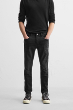 Джинсы skinny fit с разрезами