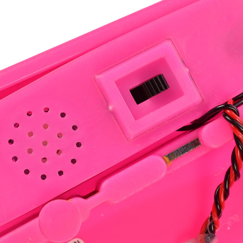 Самокат 3-х колесный, свет, звук, 04 (розовый)