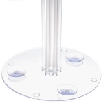 Подставка для шаров «Цветок 1» (основа, 7 палочек с держателями) 67*35*55 см, прозрачный