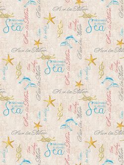 Наволочка комплект 2шт Сказка "Дельфины" 70х70 см, перкаль