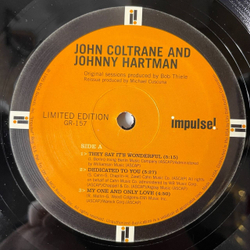 Виниловая пластинка LP John Coltrane And Johnny Hartman (USA 2009) Limited Edition