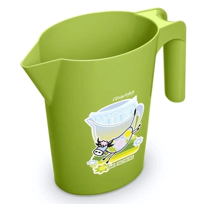 Кувшин-подставка под молочные пакеты 1л оливковый С47ОЛВ