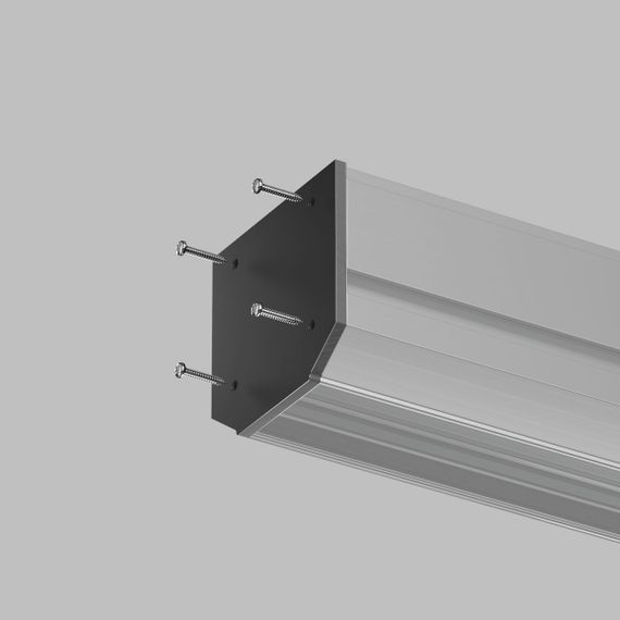 Комплект торцевых заглушек для профиля Denkirs Smart Profi TR3047-AL