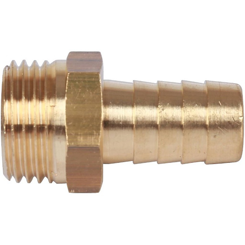Штуцер с наружной резьбой STOUT SFT 0035 - 1/2" x 14 мм (латунь без покрытия)