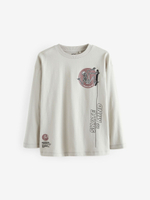 Лонгслив для мальчика Next 683-085, 3 шт., Черный, Сиреневый, Серый