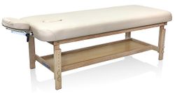 Массажный стол Mizomed Stationary Pro 1, стационарный (бежевый, кофе)