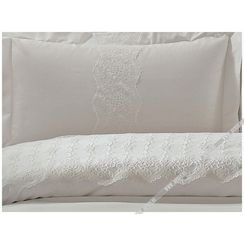 Постельное белье CAMEO белое  с кружевом   TIVOLYO HOME Турция