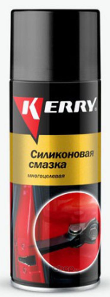 Смазка силиконовая 520 мл. (аэрозоль) (KERRY)