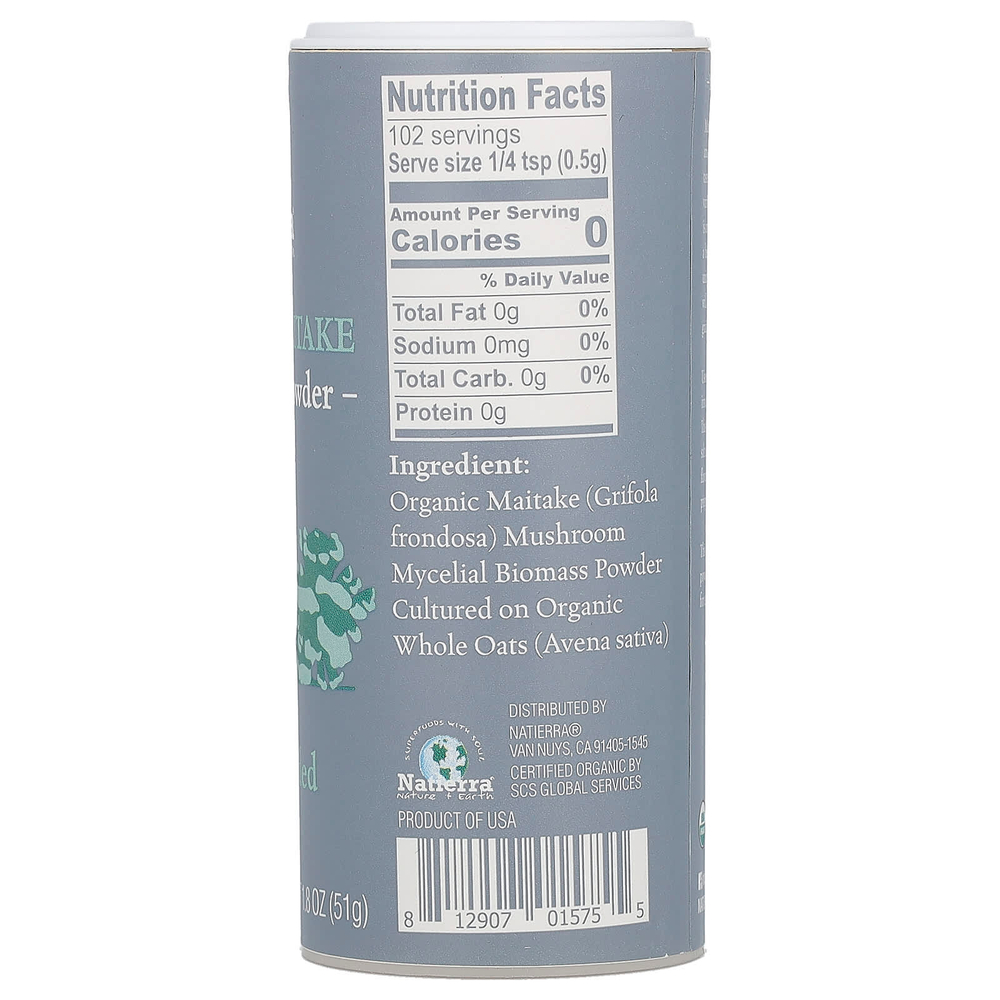 Natierra, органический гриб-баран, 51 г (1,8 унции)