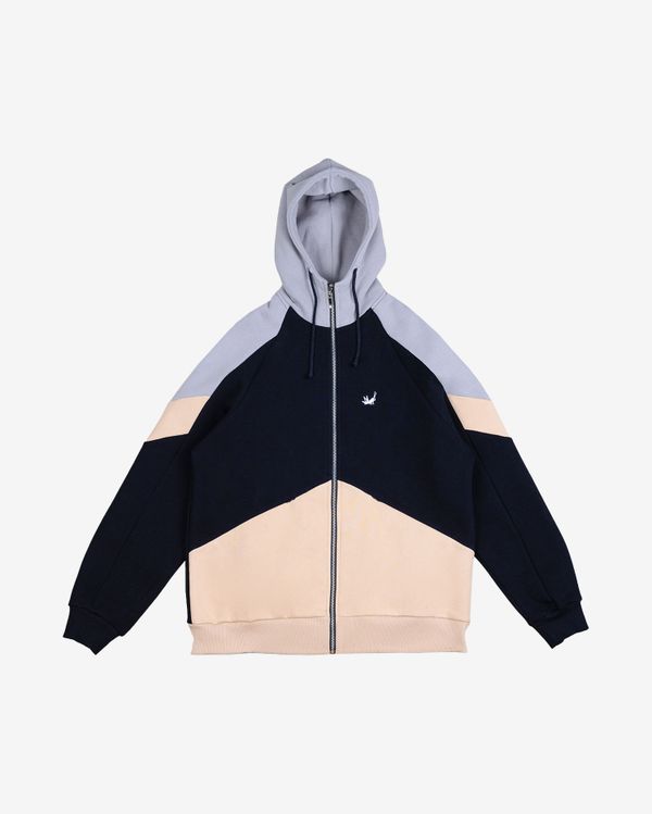 Худи на молнии Ritmika HOT Arrows Zip Черно-серо-бежевое - фото 1