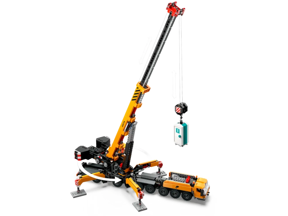 Конструктор LEGO City 60409 Желтый мобильный строительный кран