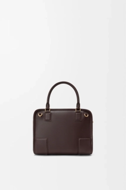 Loewe Маленькая сумка Amazona 180 из мягкой телячьей кожи, темно-каштановый
