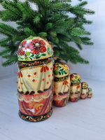 Матрешка сказка микс 5мест 15см