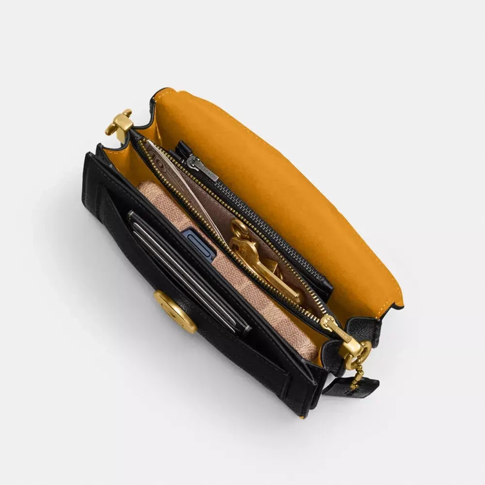 COACH СУМКА ЧЕРЕЗ ПЛЕЧО TABBY 20, ЧЕРНЫЙ