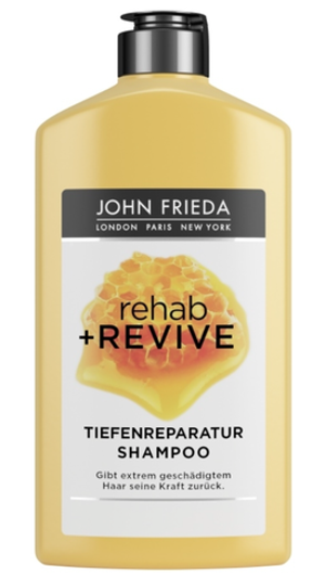 John Frieda Rehab&Revive Шампунь для очищения и восстановления очень поврежденных волос с медом 250 мл
