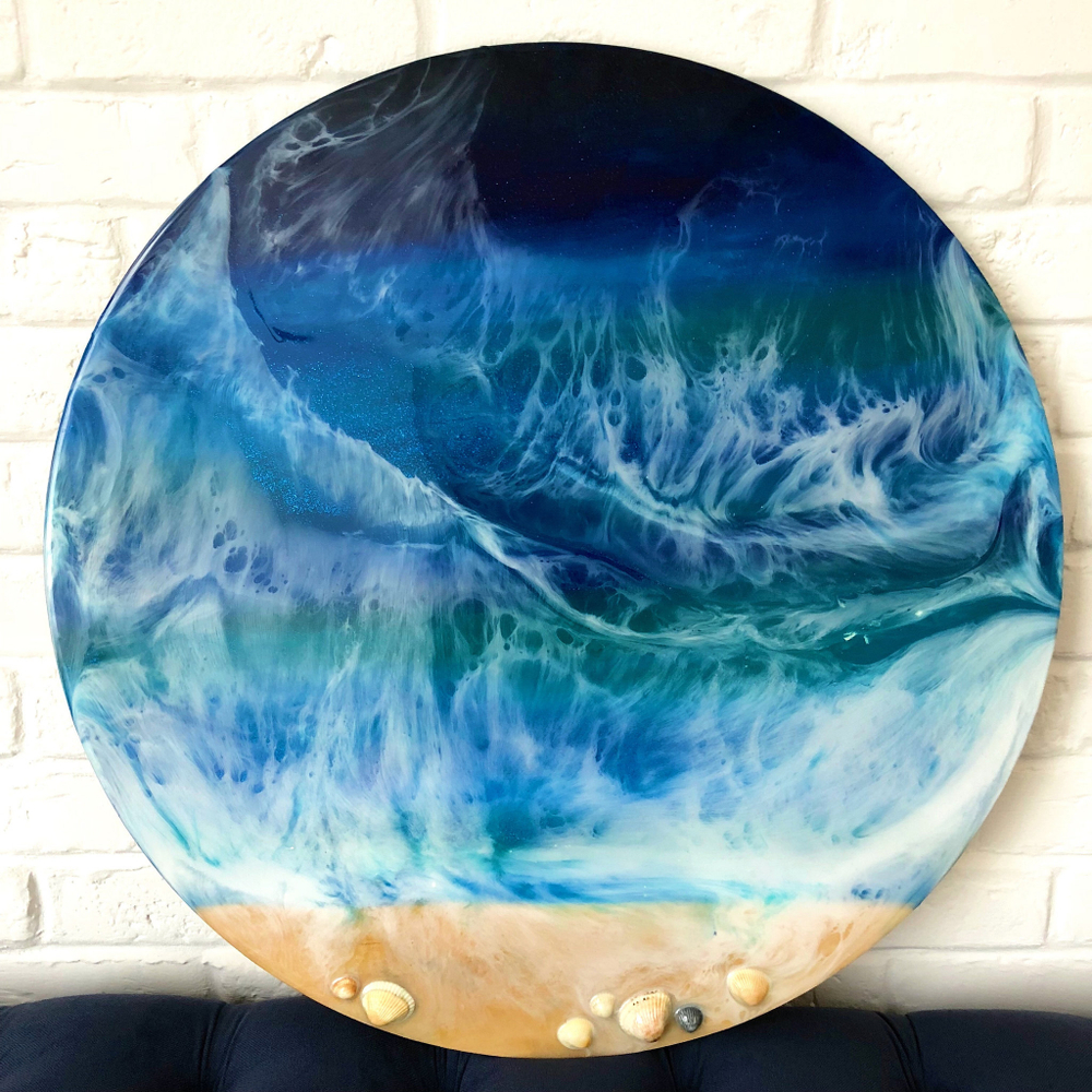 Краситель для эпоксидной смолы цвет: синий