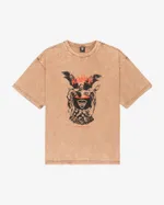 Футболка Питерский щит Кайф бежевая