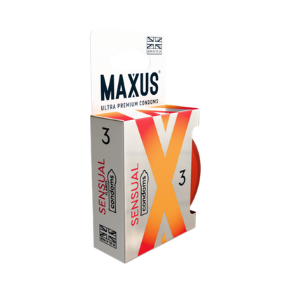 Презервативы гладкие анатомические MAXUS Sensual X-Edition №3 6809mx