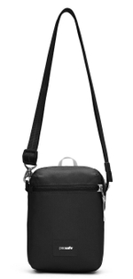 Сумка антивор Pacsafe GO Festival Crossbody, черная смола, 4,5 л.